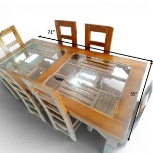 New Teak Dining Table Wirh 6 Chairs