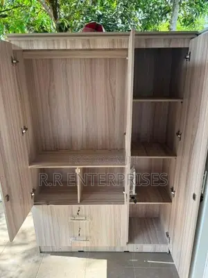 New 3D Ash White Melamine Wardrobes .