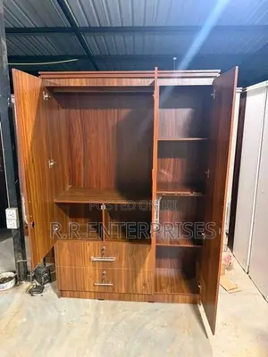 New 3 Door Melamine Wardrobes .