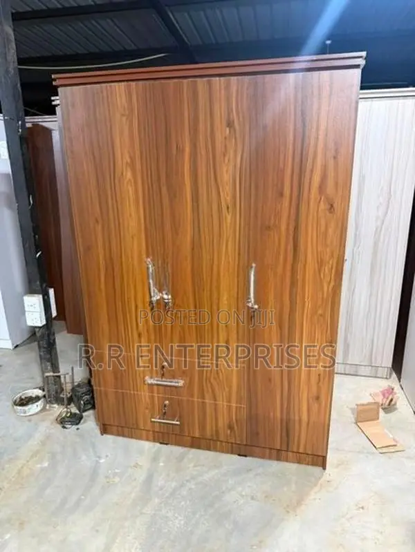 New 3 Door Melamine Wardrobes .