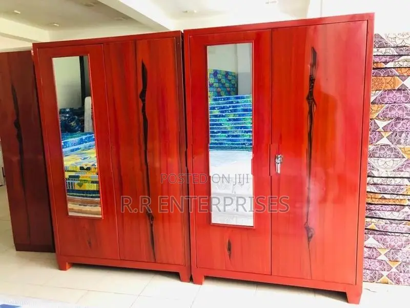 Steel Cupboard With Mirror .