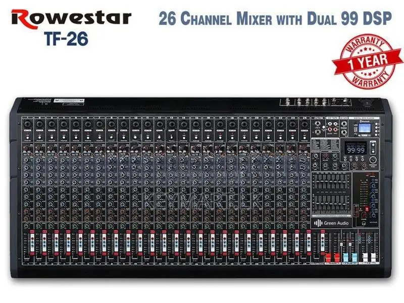 ROWESTAR 26-Channel Mixer TF-26