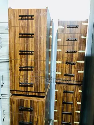 Brown chest drawer set .