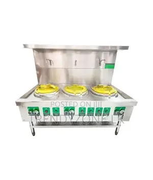 Industrial Wok Burner Triple (With fan)