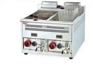 Industrial Large Tank 14L + Gas Deep Fryer
