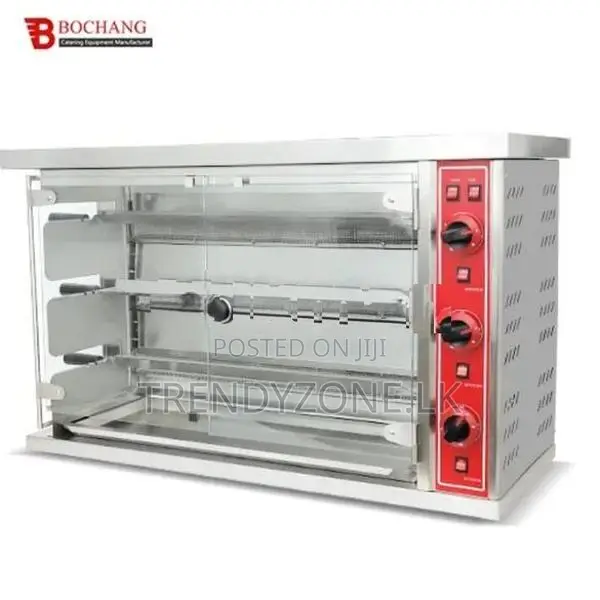 Industrial Gas Chicken Rotisserie -3 Layers