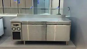 Industrial Undercounter Freezer 2 Door 300L with Backsplash