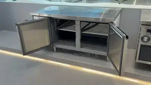 Industrial Undercounter Freezer 2 Door 300L with Backsplash