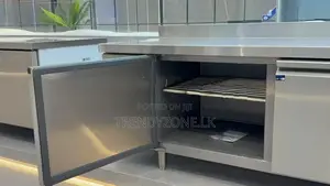 Industrial Undercounter Freezer 2 Door 300L with Backsplash