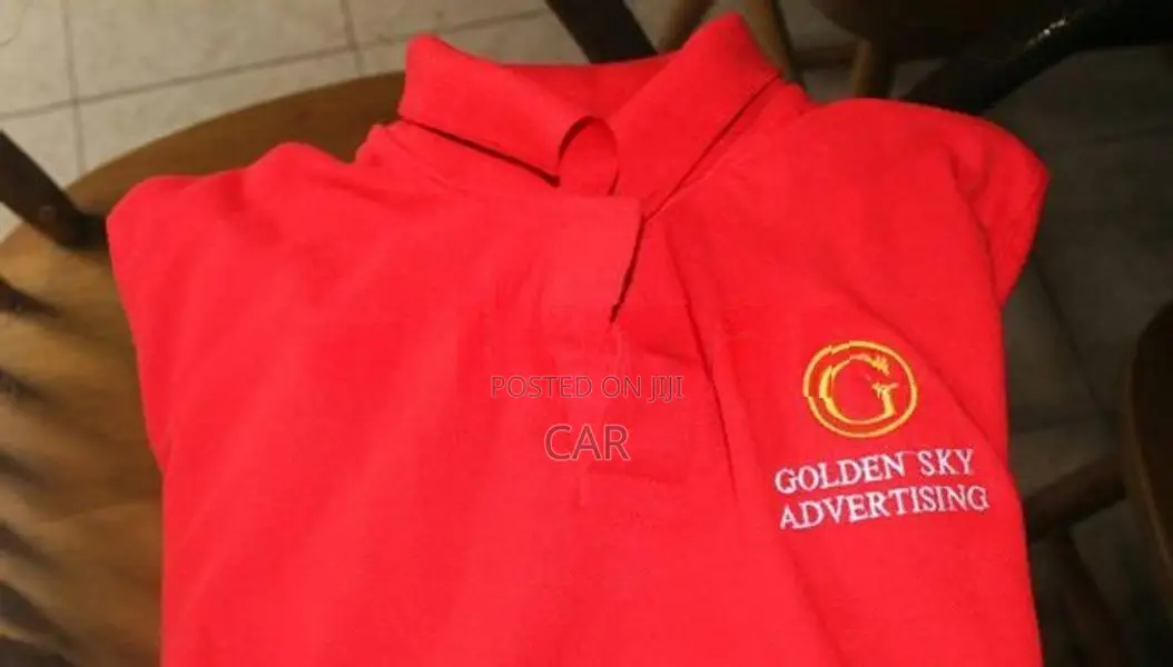 promotional t shirt embroid