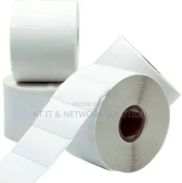 38mm x 25mm Direct Thermal Barcode Sticker 1ups 1000 Pcs