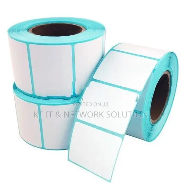 30mm x 20mm Direct Thermal 1ups 1000 Pcs Barcode Sticker Roll