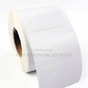 Direct Thermal 50mm x 25mm 1ups 1000 Pcs Barcode Roll
