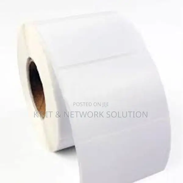 Direct Thermal 50mm x 25mm 1ups 1000 Pcs Barcode Roll