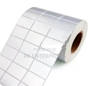 Thermal Transfer 34mm x 25mm 3ups 6000 PCS Barcode Roll
