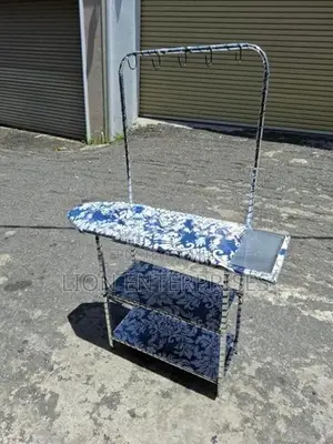 Iron Tables with Cloth Rack