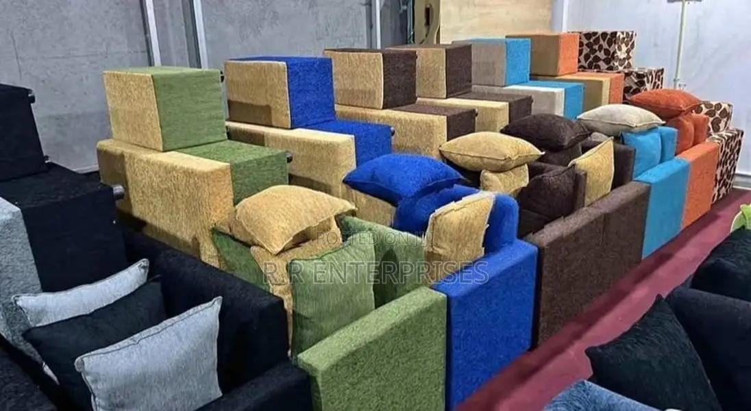 New Modern L Shape Fabric Sofa