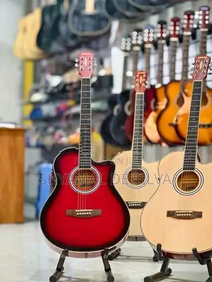Heroes Semi Acoustic Box Guitar ( Brand New )