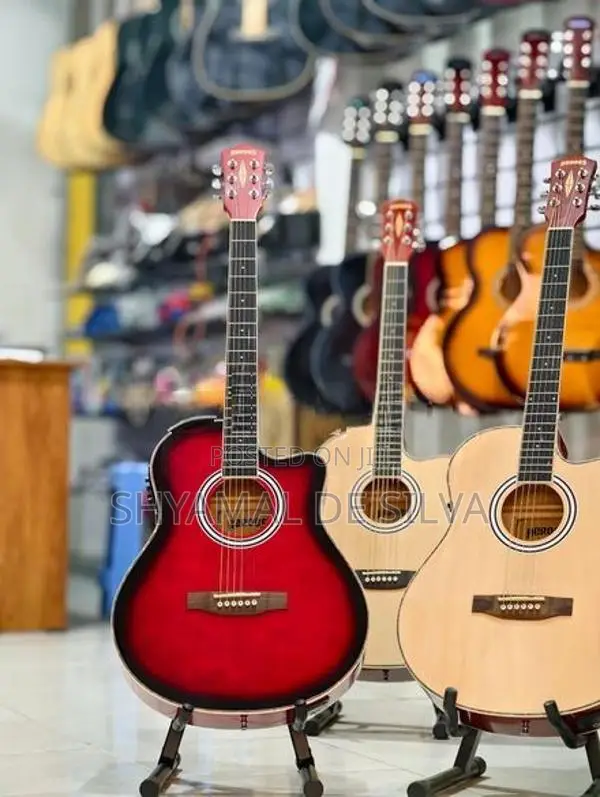 Heroes Semi Acoustic Box Guitar ( Brand New )