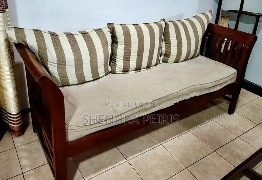 Teak Wooden Sofa Set 3-2