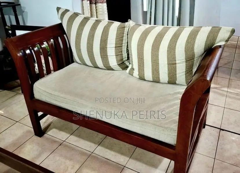 Teak Wooden Sofa Set 3-2