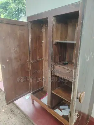 Solid Teak Wood Wardrobe තේක්ක ලී අල්මාරිය