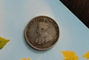 Old Silver Ceylon Coin 1925