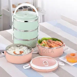3 Layer Stainless Steel Lunch Box High