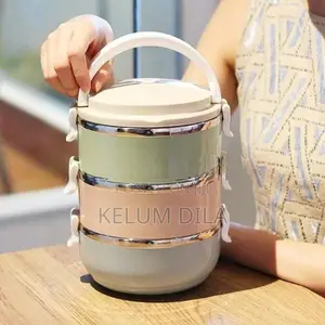 3 Layer Stainless Steel Lunch Box High