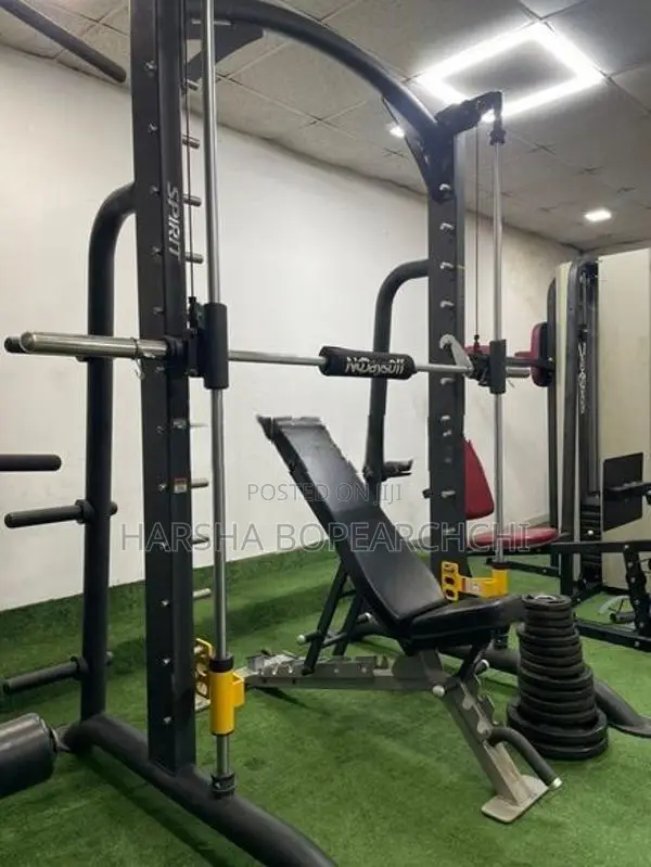 Spirit smith,body Solid Adjustable Bench And Olympic Plates