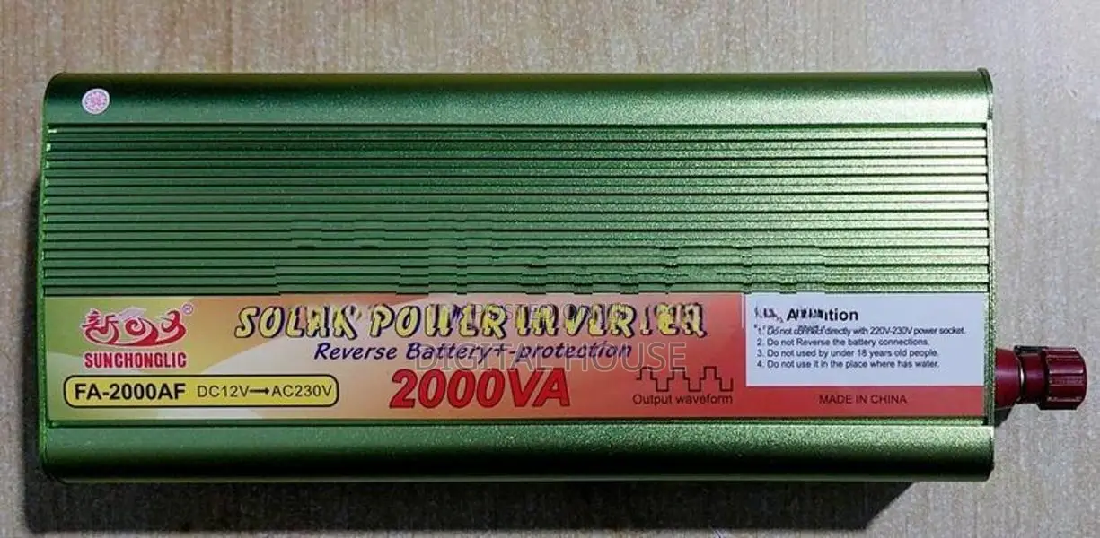 Inverter Offgrid 2000w / DC 12v to AC 230v + USB out new **