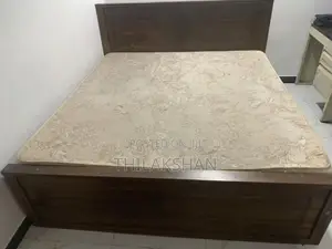 King Size Bed with Double Mattress