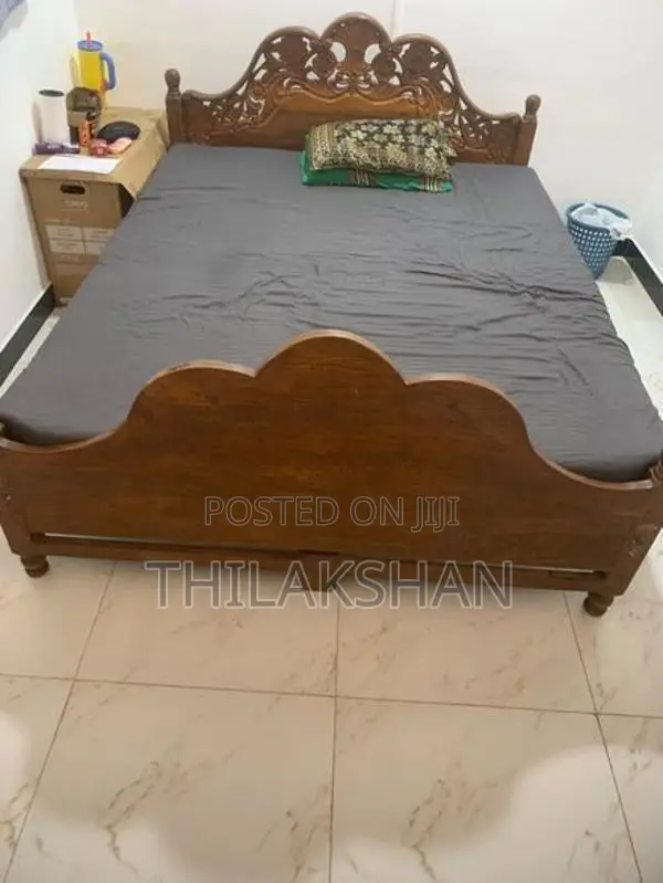 King Size Bed with Double Mattress