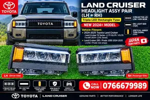 🚗 Toyota Land Cruiser  Headlight for Car