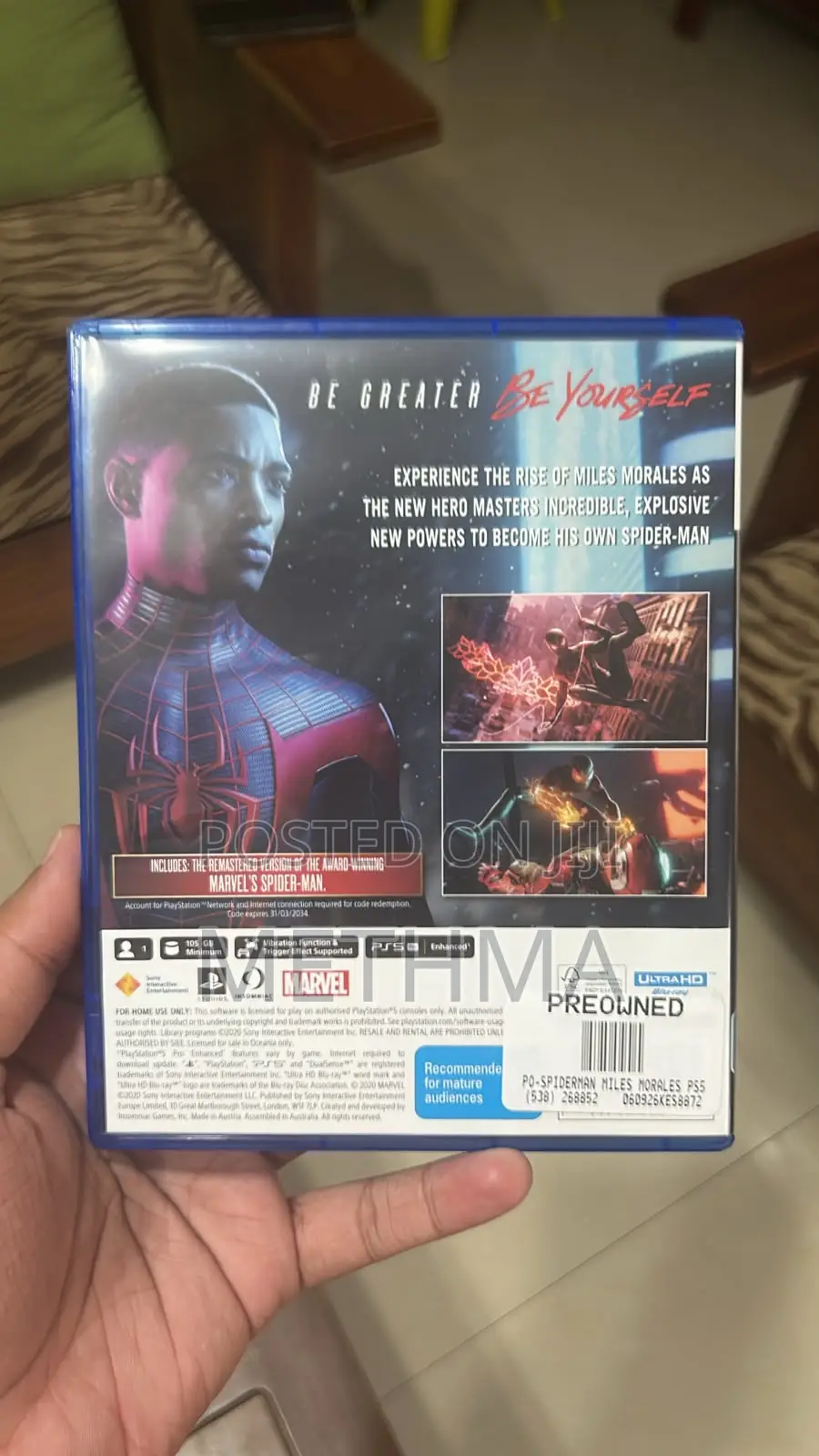 Spider Man Miles Morales Ps5 Game