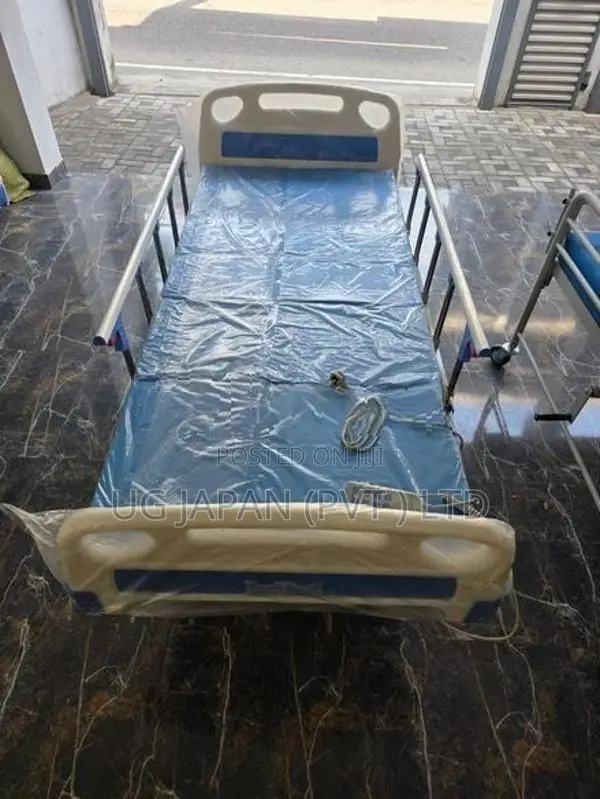 PATIENT HOSPITAL BED IMPORTED TWO FUNCTION MANUAL WITH MATTRESS