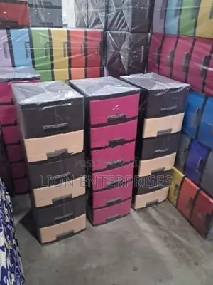 6 Drawer plastic cupboard sets