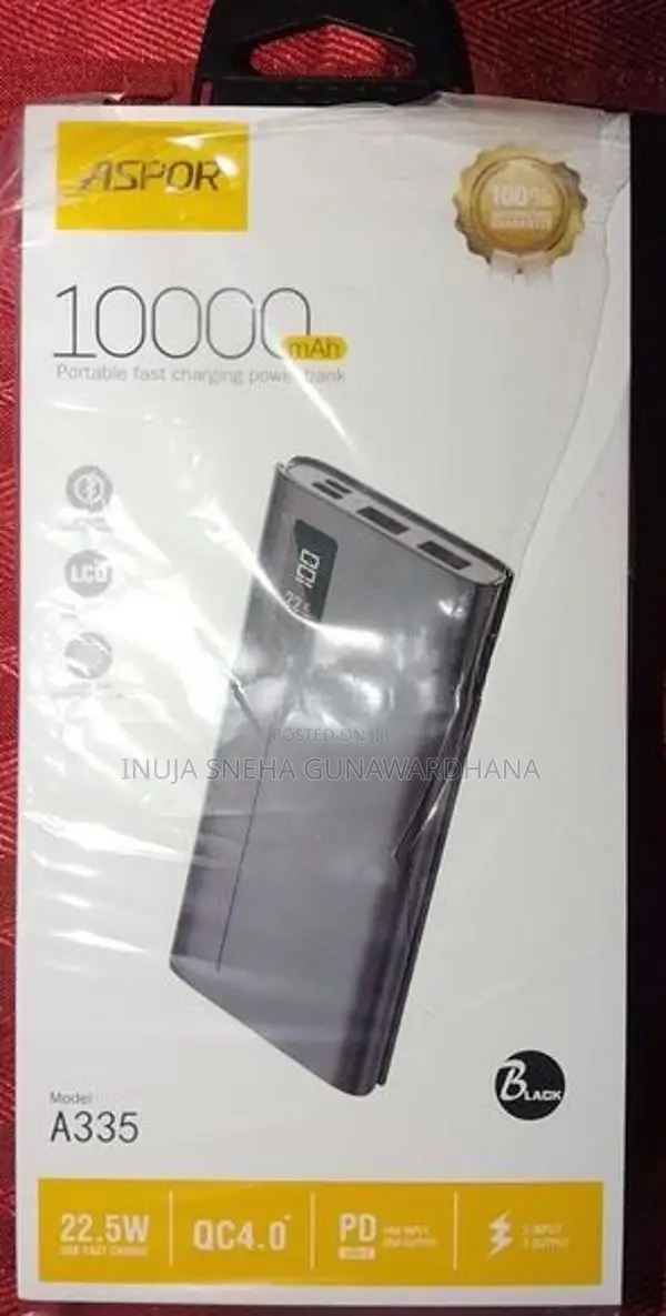 Asper ​Aspor A335 10000mAh Fast Charging Power Bank