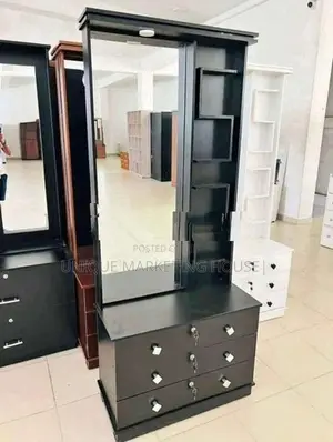 MODERN 3DRAWER SIDE DESIGN 6FT DRESSING TABLE