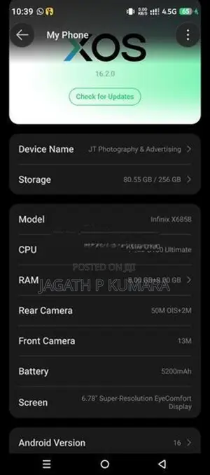 Infinix Note 50 (Used)