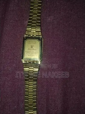 Philip Persio Gold Plated Watch
