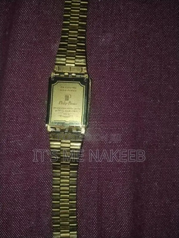 Philip Persio Gold Plated Watch
