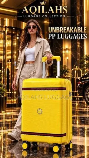 PP Unbreakable luggage bags trolley