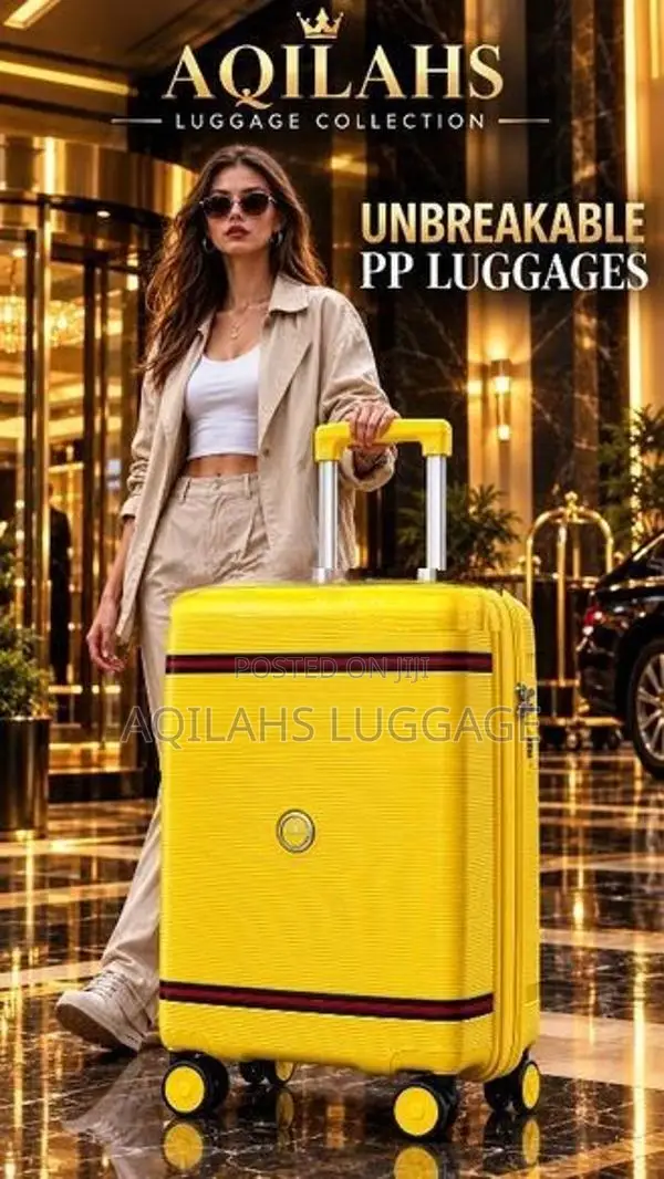 PP Unbreakable luggage bags trolley