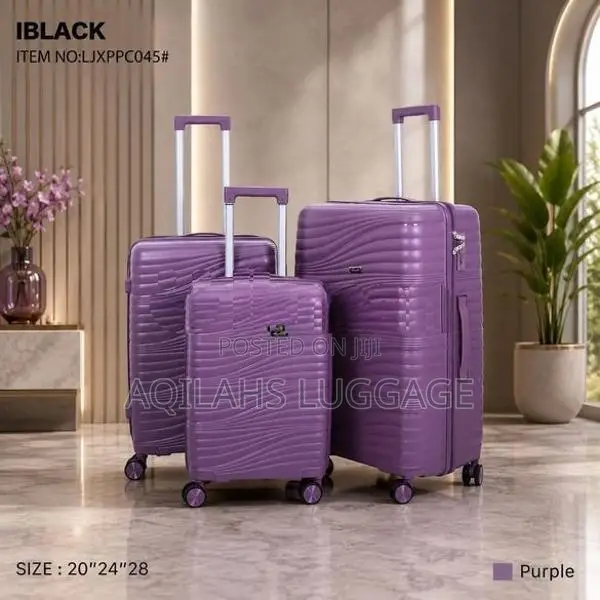 PP Unbreakable luggage bags trolley