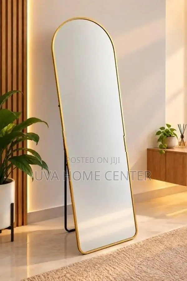 Wall Hanging Arch Stand Mirror 61x19.5Inch