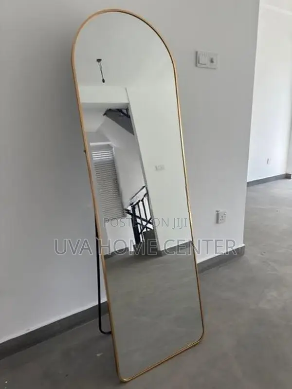 Wall Hanging Arch Stand Mirror 61x19.5Inch