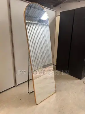 Wall Hanging Arch Stand Mirror 61x19.5Inch