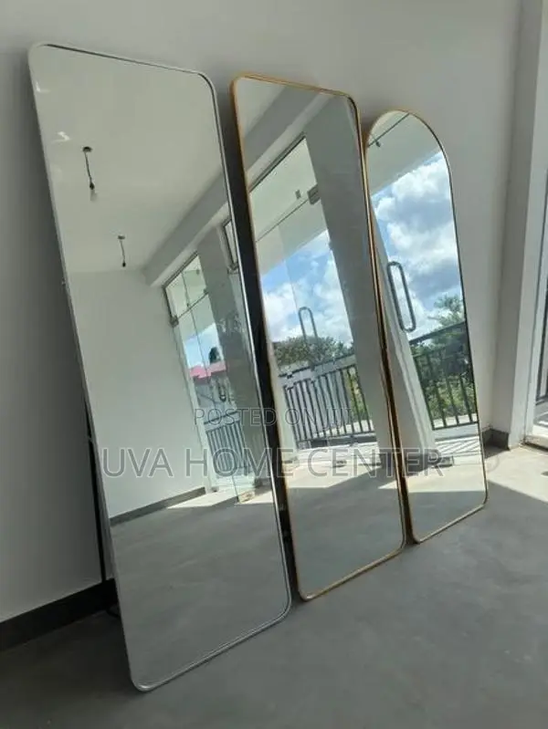 Wall Hanging Arch Stand Mirror 61x19.5Inch
