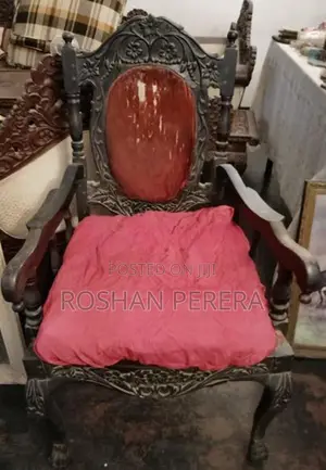 Antique Ebony Chieftain’s Chair